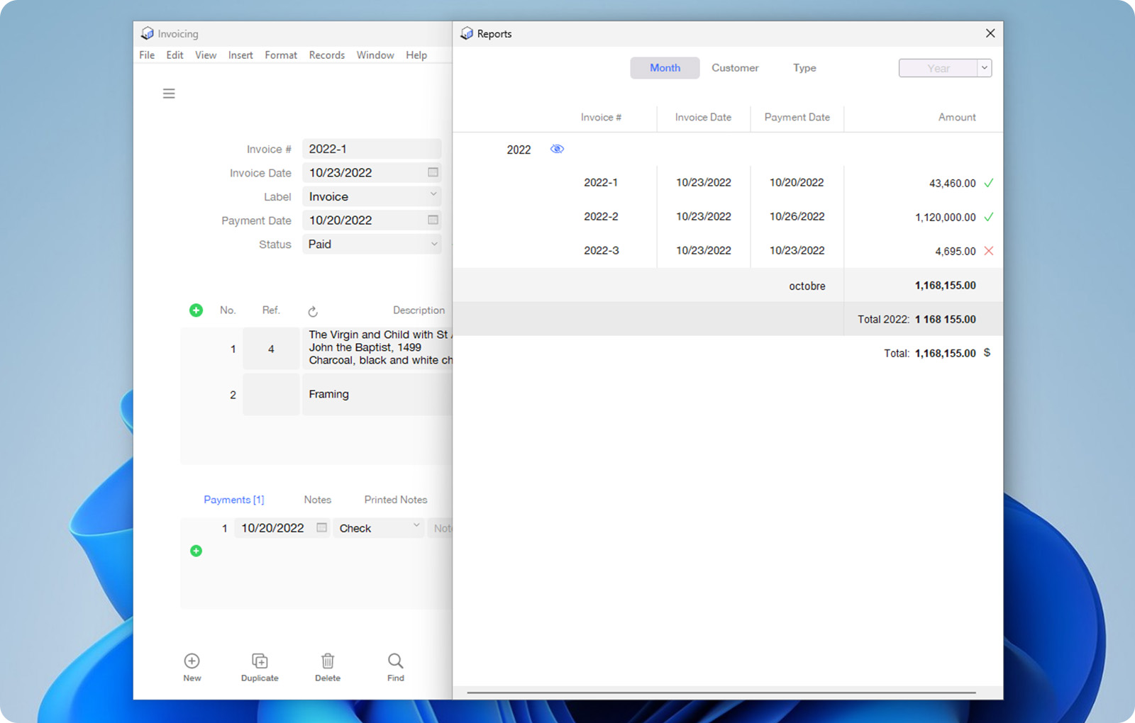 vBook v5 - Invoicing - Windows