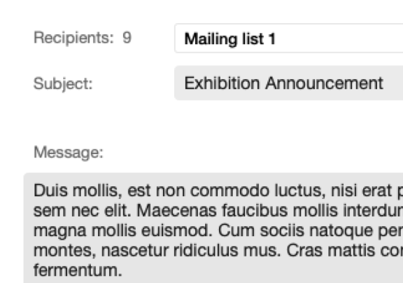 vbook v5 - contacts - message