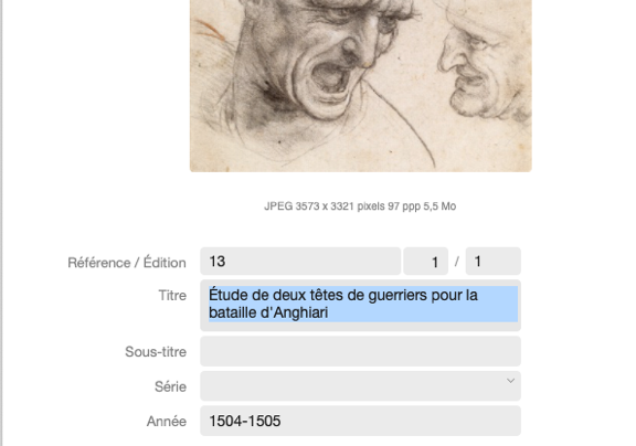 vBook v5 - contenu sélectionné